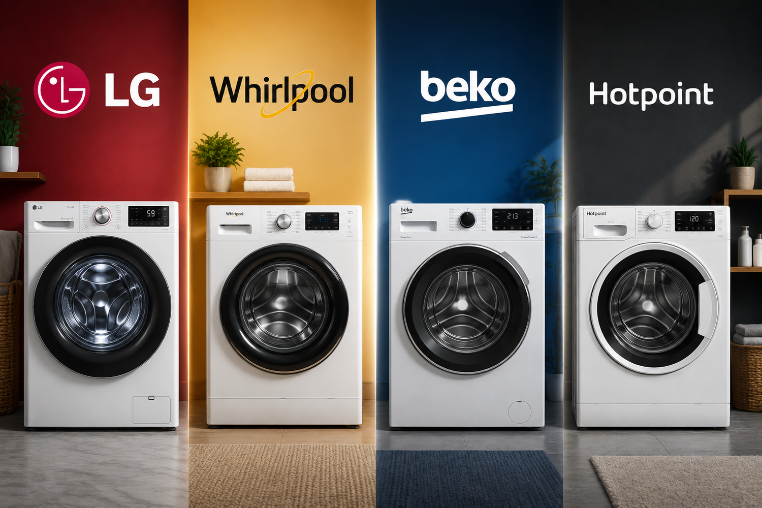 Lavatrice LG, Whirlpool, Beko o Hotpoint? Guida alla scelta 2026