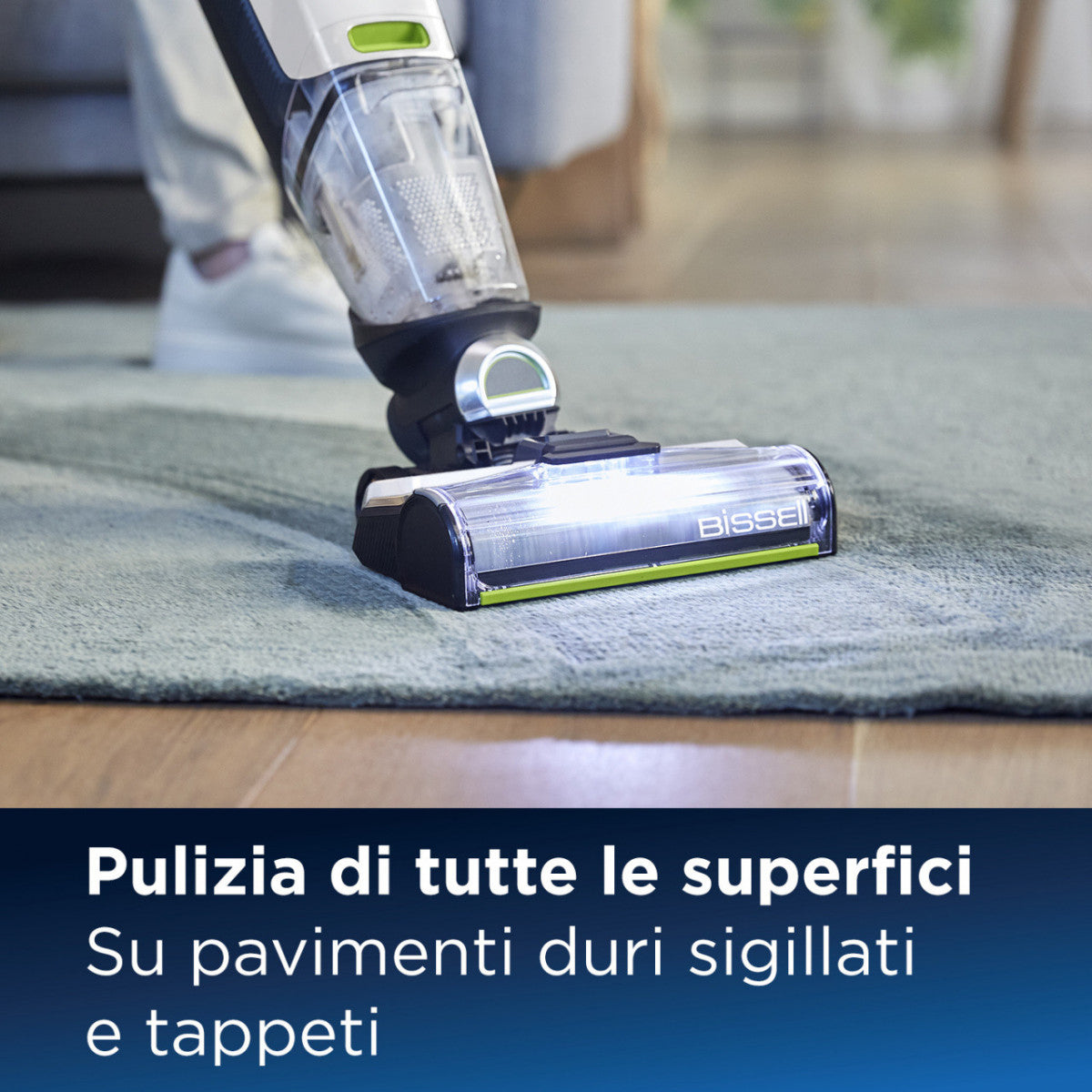 Bissell CrossWave X7 Plus Cordless Pet Select Aspirapolvere Multifunzione Senza Filo