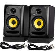 KRK CLASSIC 5 G3 (Coppia) + Cavi XLR + Pad Isolanti