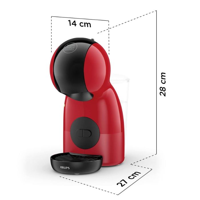 Krups KP1A35P16 Nescaffè Dolce Gusto Macchina da Caffè Rosso e Nero