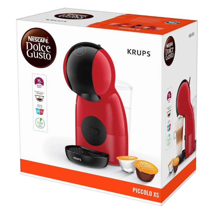 Krups KP1A35P16 Nescaffè Dolce Gusto Macchina da Caffè Rosso e Nero