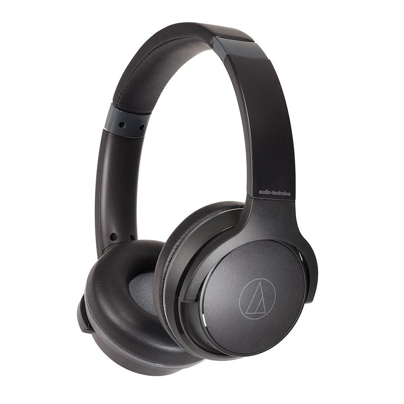 Audiotechnica ATH-S220BTK Cuffie Bluetooth fino a 60 ore Compatibili con Google Assistant e Siri