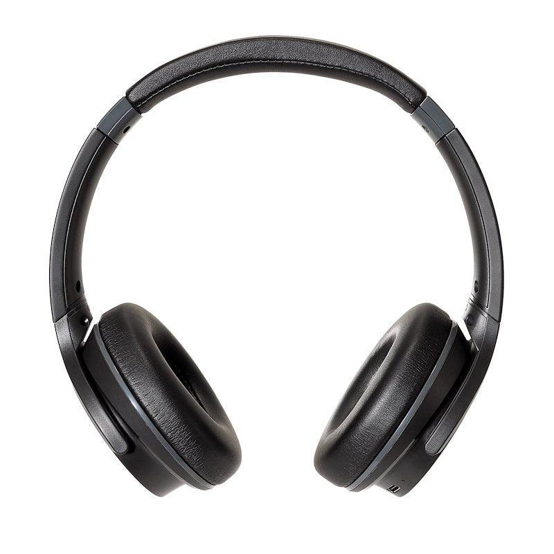 Audiotechnica ATH-S220BTK Cuffie Bluetooth fino a 60 ore Compatibili con Google Assistant e Siri