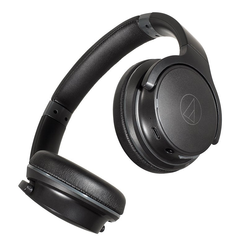 Audiotechnica ATH-S220BTK Cuffie Bluetooth fino a 60 ore Compatibili con Google Assistant e Siri