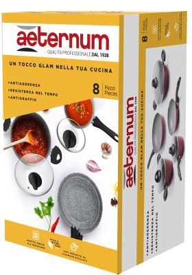 Bialetti Batteria 8 Pz Freedom