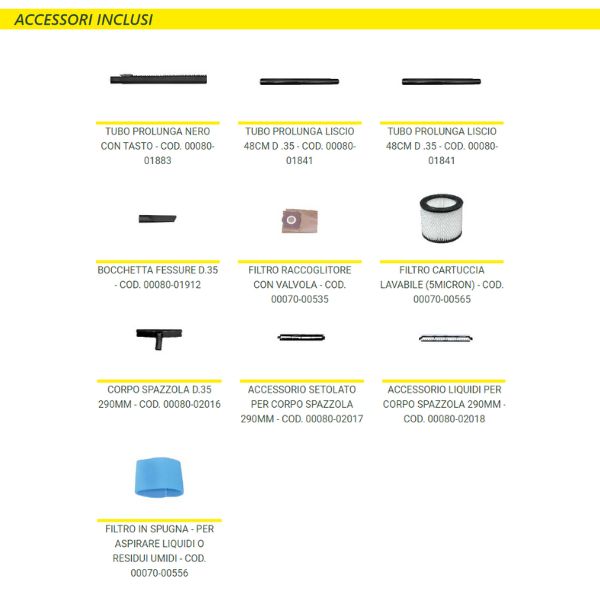 Lavor WTP 20 X Aspirapolvere Aspiraliquidi con Fusto in Acciaio Inox
