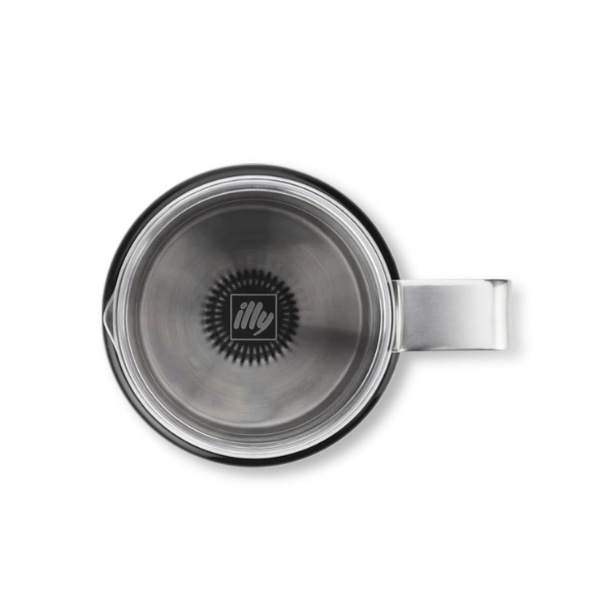 Illy Milk Frother 23760 Montalatte Scaldalatte Nero Acciaio inox