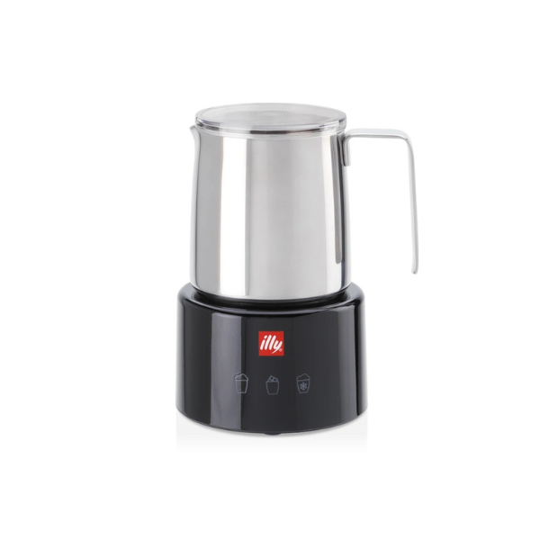 Illy Milk Frother 23760 Montalatte Scaldalatte Nero Acciaio inox