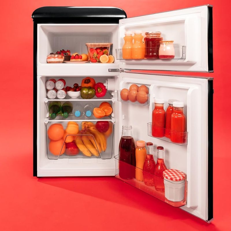 Cecotec Frigo Bolero Coolmarket 86 Nero e finiture Oro