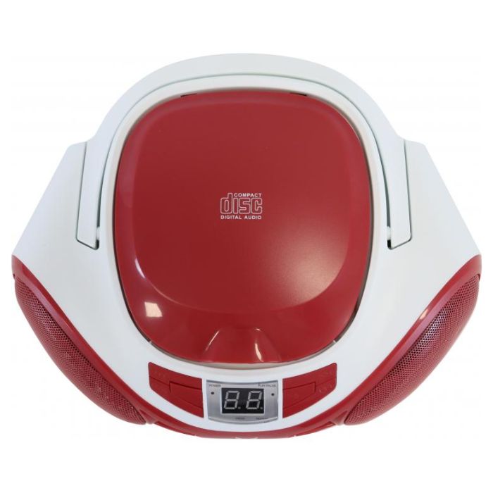 New Majestic AH-1262R Boombox CD Radio FM USB Portatile
