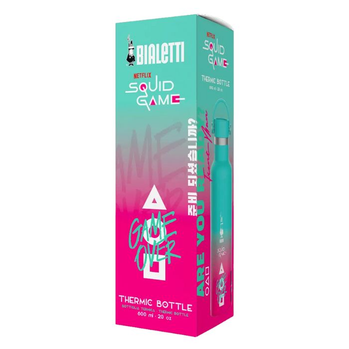 Bialetti Bottiglia Termica Squid Game 600ml acciaio double-wall