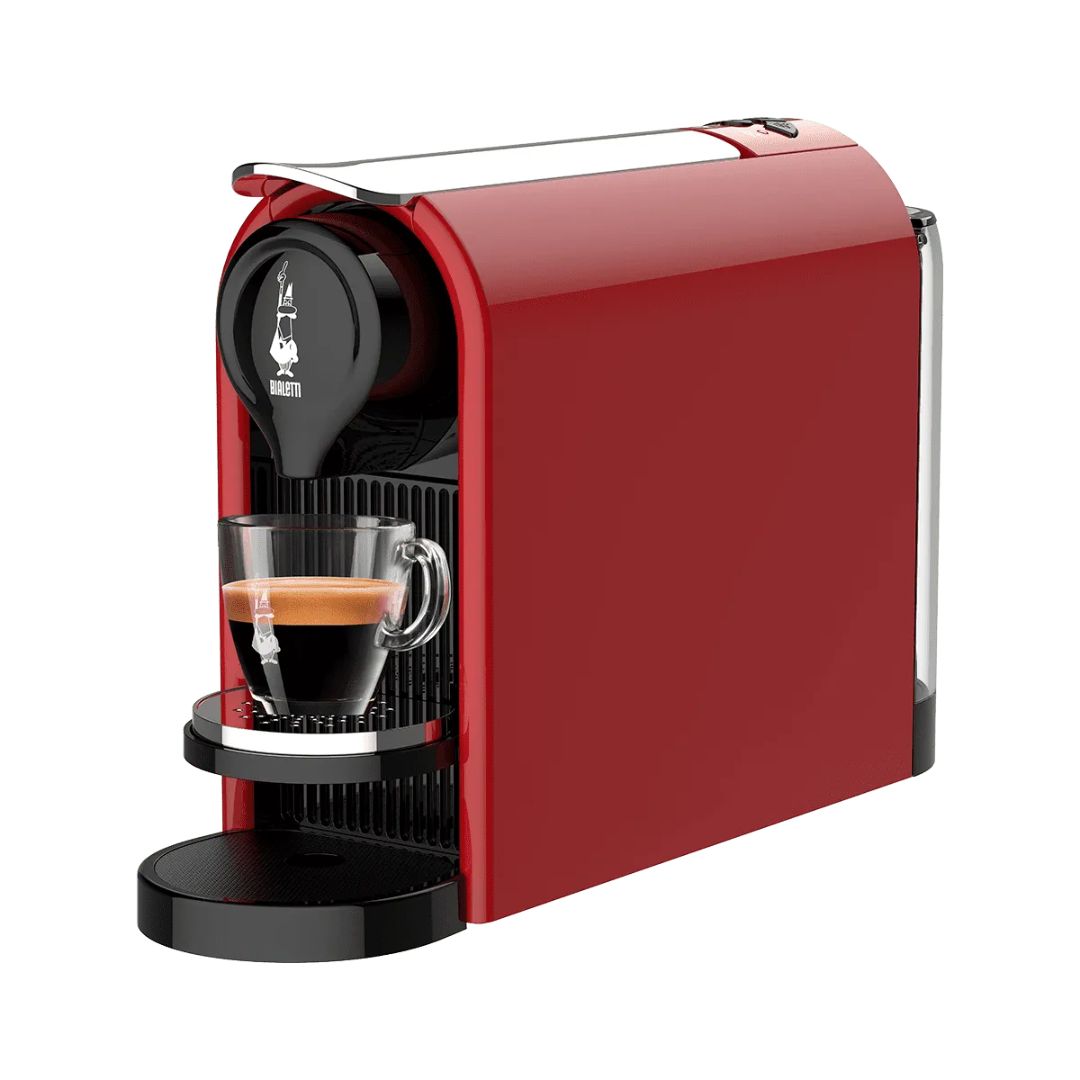 Bialetti Gioia Plus Macchina Caffè Capsule Serbatoio Estraibile Compatta Rossa