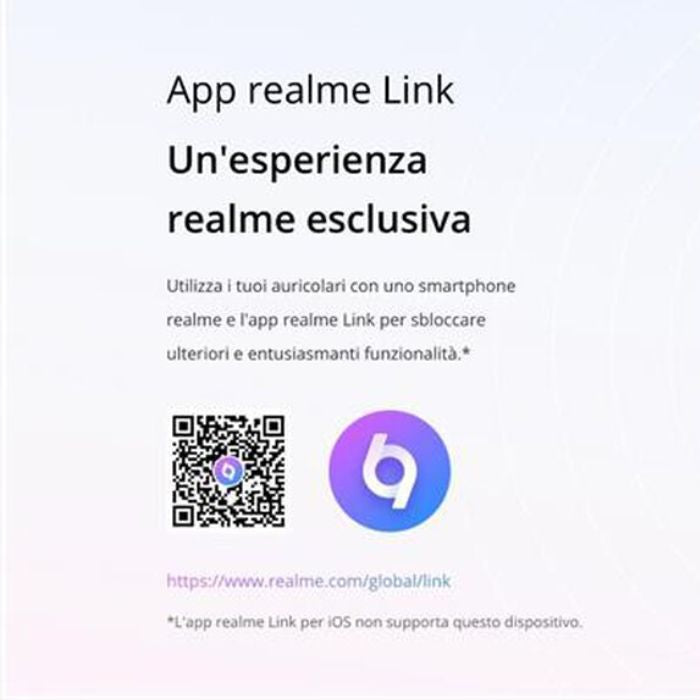 Realme Ear Buds T110 Auricolari Bluetooth Wireless Con Microfono TWS Punk Black
