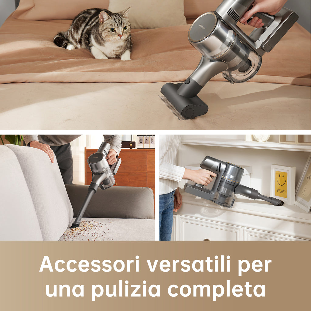 Dreame R20 aspirapolvere senza filo Bianco Senza sacchetto