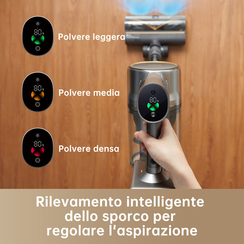 Dreame R20 aspirapolvere senza filo Bianco Senza sacchetto