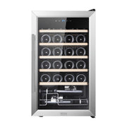 Bolero GrandSommelier 2450  Cantinetta nera e Inox 24 bottiglie sistema di raffreddamento a compressore temperatura regolabile