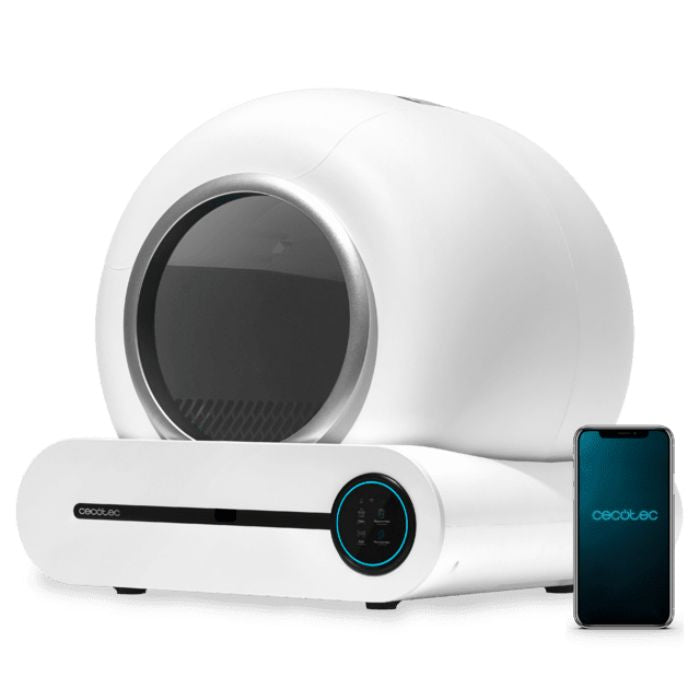 Cecotec Pumba 8000 Cleankitty Smart Lettiera per Gatti con Autopulizia Triplo Sistema di Deodorizzazione Wi-fi E Controllo da Schermo