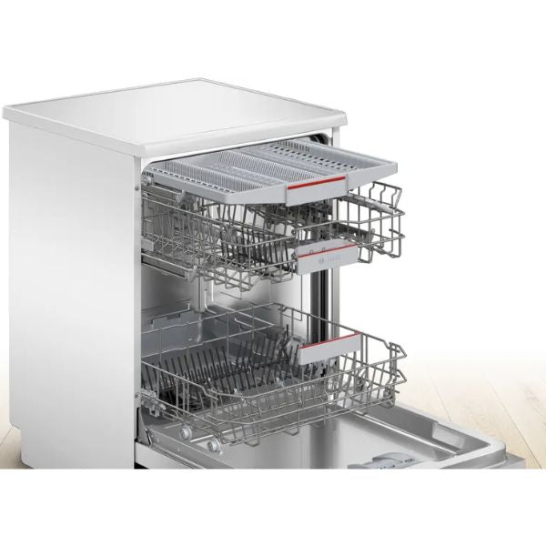 Bosch SMS4EVW08E Serie 4 Lavastoviglie a Libera Installazione 60 Cm Bianco