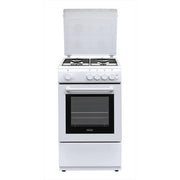 DeLonghi DL554GW Cucina a gas 50 cm 4 fuochi Forno bianco