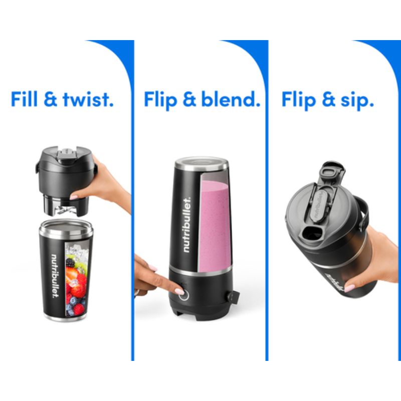 Nutribullet NBP016B Frullatore Portatile Ricaricabile con USB-C