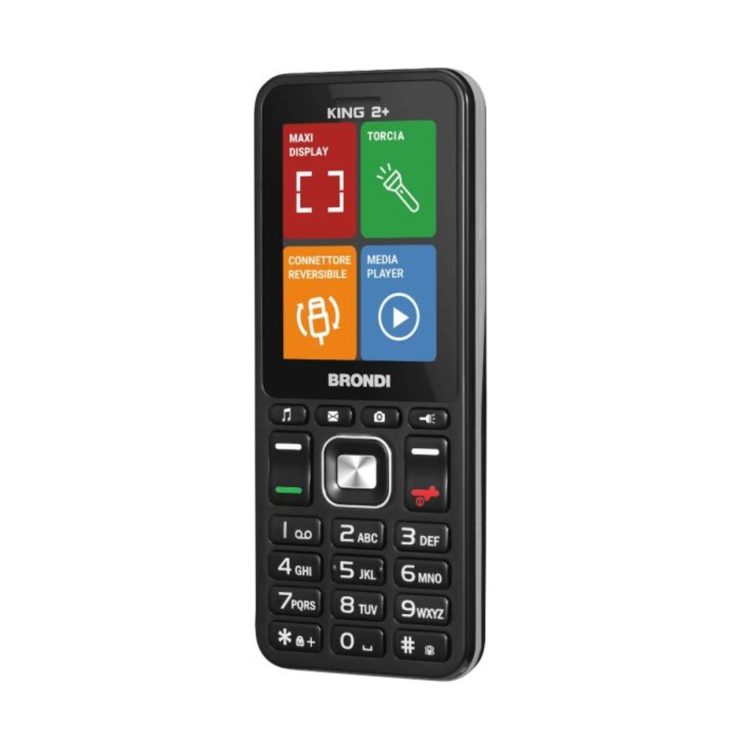 Brondi King 2 Cellulare Dual SIM Tasti Grandi