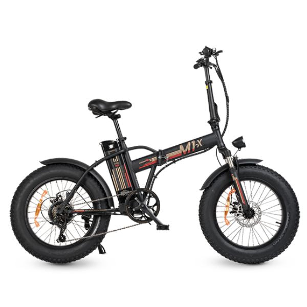 Smartway M1X Fat Bike Pieghevole Elettrica Matt Black
