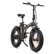 Smartway M1X Fat Bike Pieghevole Elettrica Matt Black