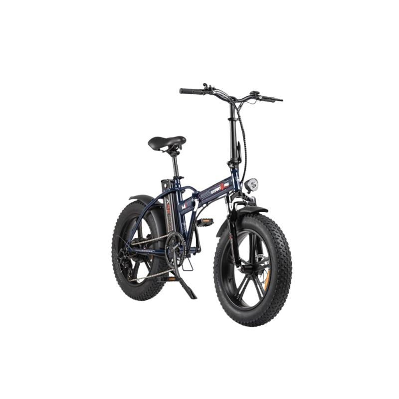 Smartway M1TR3SCB E-bike Fat Pieghevole con Telaio in Acciaio Shining Blue