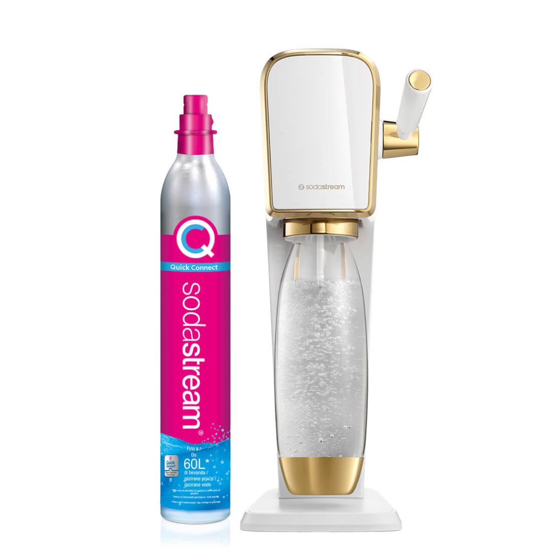 SodaStream Art Gasatore Design Premium Leva Manuale Bottiglia da 1L