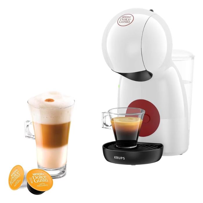KRUPS Piccolo XS KP1A31 Macchina da Caffè Espresso Semiautomatica Dolce Gusto Bianco