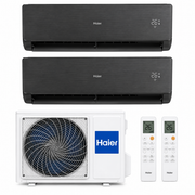 Haier Kit Condizionatore H2U14MAAOUT + 2 AS25SBBHRA-MB , Wi-Fi integrato Inverter