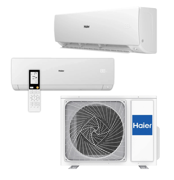 Haier Sphera Climatizzatore Dual Split 9.000 + 12.000 BTU Wi-Fi – H2U14MAAOUT + AS25SBBHRA-MW + AS35SBBHRA-MW
