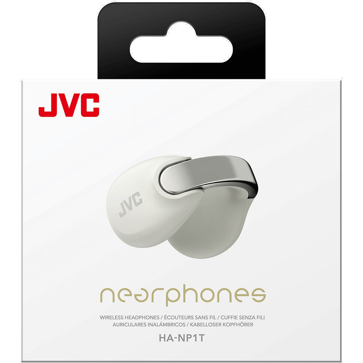 JVC HA-NP1T auricolari True Wireless a orecchino Bluetooth 5.3 Bianco