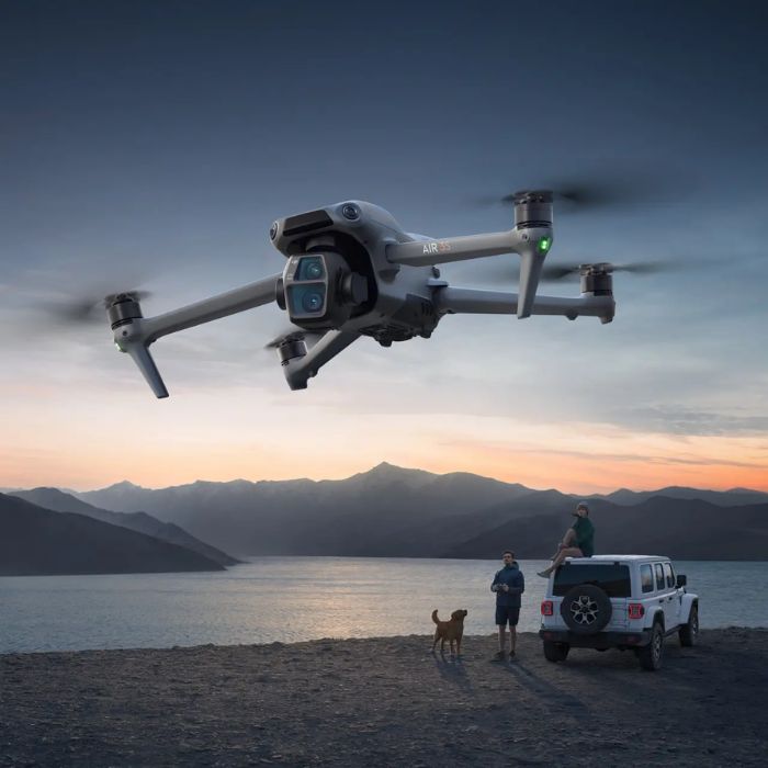 DJI Air 3s Drone 4 rotori Quadrirotore 50 MP 3840 x 2160 Pixel 4276 mAh Grigio