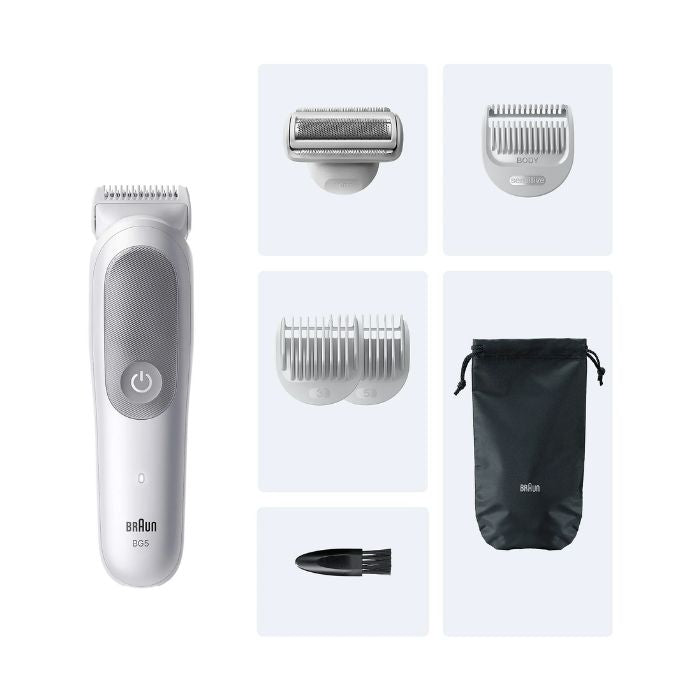 Braun Series 5 BG5550 Rasoio Elettrico, Regolabarba, Tagliabasette Grigio