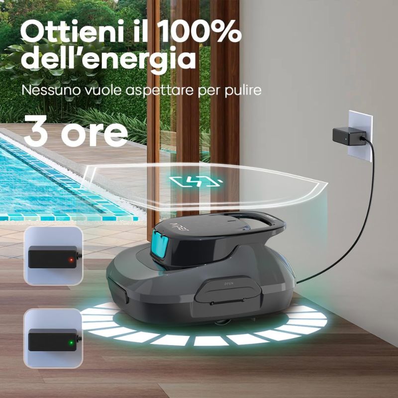 Aiper Scuba SE Robot Pulisci Piscina Senza Fili