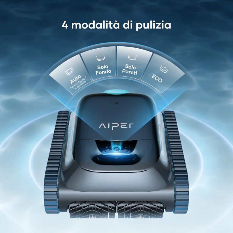 Aiper Scuba S1 Plus Robot Pulisci Piscina Senza Fili