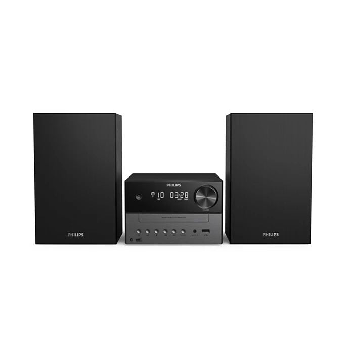 Philips TAM3505/12 Mini Hi-Fi audio Altoparlanti Bass Reflex  DAB, DAB+ Nero, Grigio