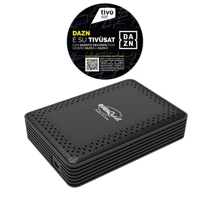 Digiquest Microsat Retro TV Decoder Satellitare Tivùsat