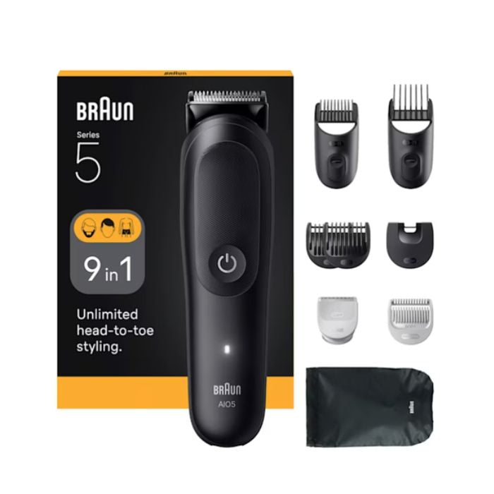 Braun AIO5540 tagliacapelli Nero 14 Ioni di Litio