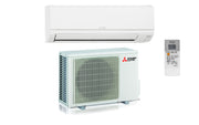 Mitsubishi Electric MSZ-HR35VF + MUZ-HR35VF Condizionatore Fisso, Dc Inverter, Split System, Unità Interna E Esterna, Bianco