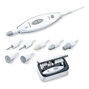 Beurer Set Manicure/Pedicure MP 41 – 7 Accessori, Luce LED, 2 Velocità