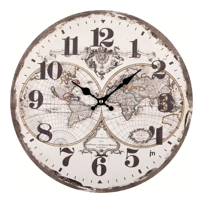 Lowell Orologio Parete 21564 Old Style