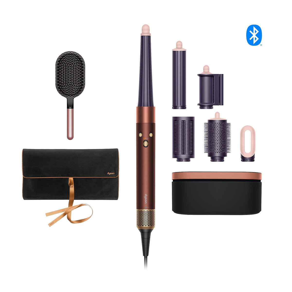 Dyson Airwrap i.d. Multi-Styler Straight+Wavy Copper Plum 1300 W Bluetooth 6 Accessori