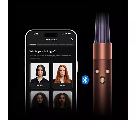 Dyson Airwrap i.d. Multi-Styler Straight+Wavy Copper Plum 1300 W Bluetooth 6 Accessori