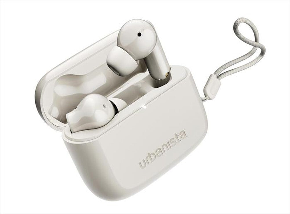 Urbanista Palo Alto True Wireless Earbuds Auricolari Bluetooth Con Cancellazione Adattiva Del Rumore Bianco