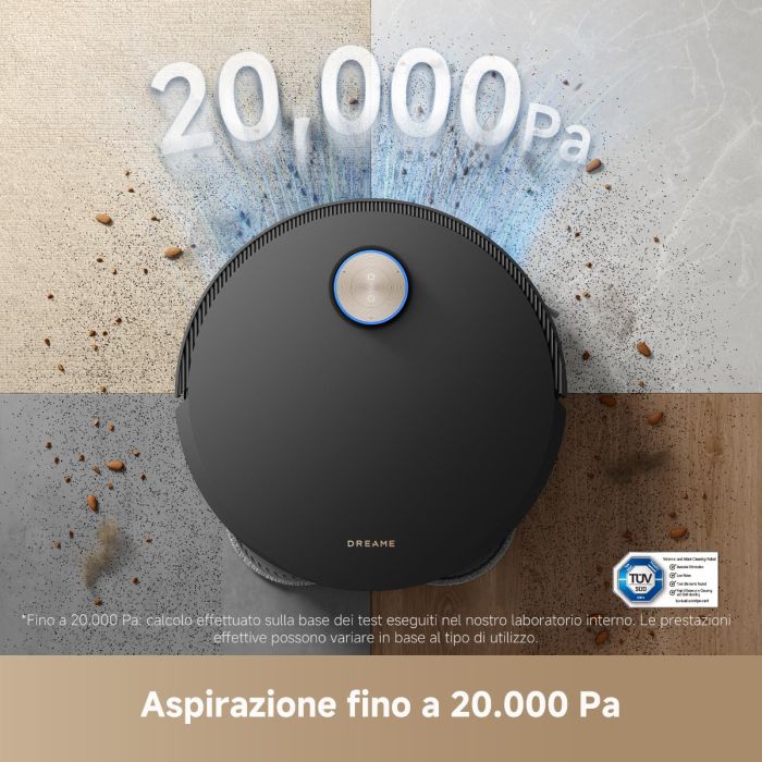 Dreame Robot Aspirapolvere x50 ultra complete combo vm extra mops