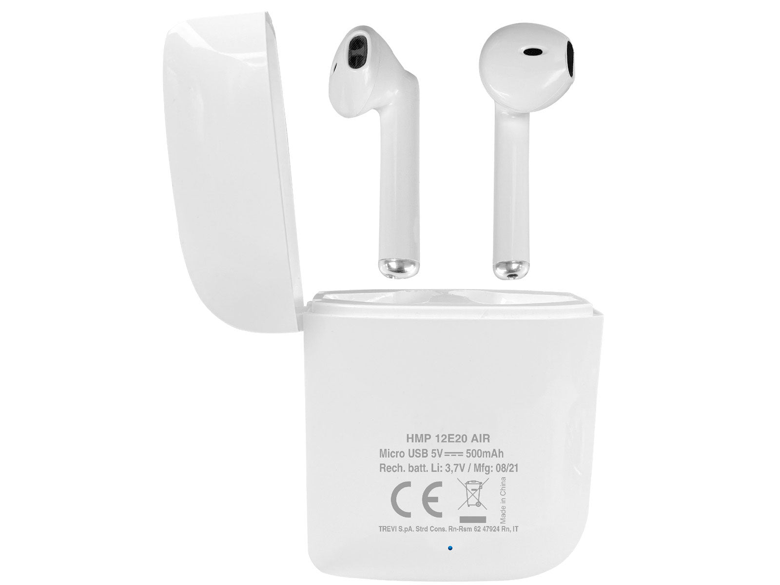 Trevi Cuffie Auricolari Sport Bluetooth Wireless HMP 12E20 AIR Bianco