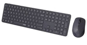 RAPOO 9810M Wireless Blade Combo Tastiera e Mouse Wireless Multimodale Nero/Grigio Scuro