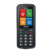 Brondi Cellulare Rugged Iron X Dual SIM 2,4" 2G Fotocamera 1,3 MP IP69K Nero